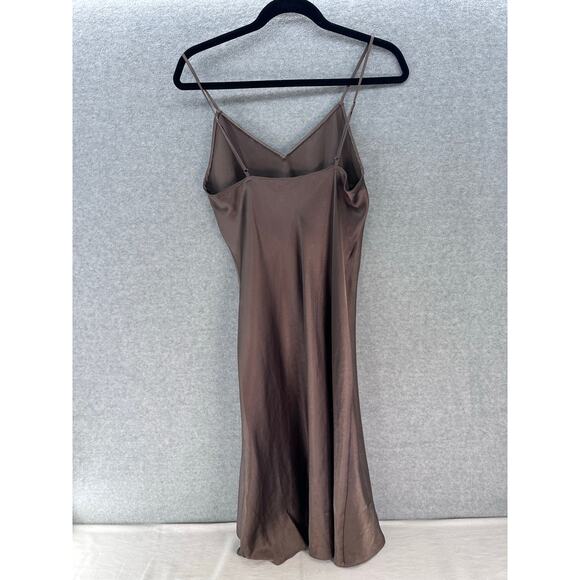 Victorias Secret Women XS/S Taupe Midi Slip & Robe Sexy Lingerie Classic Comfort - Picture 3 of 14